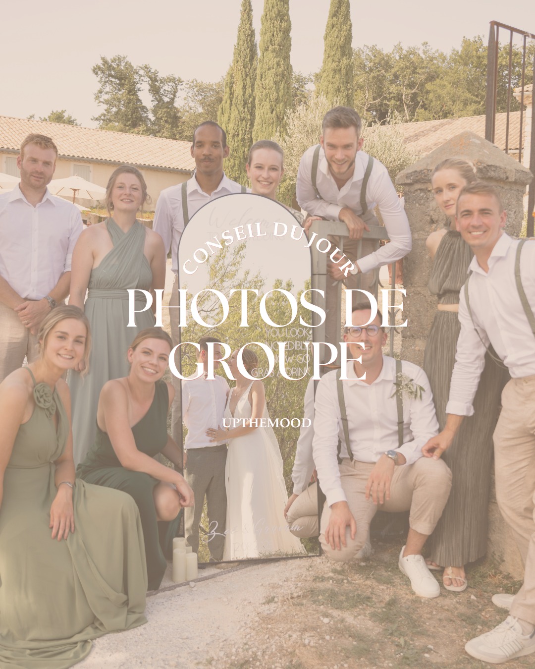 Les photos de groupe sont parfaites juste après la cérémonie, avant le vin d’honneur. Tout le monde est encore frais et détendu, pour des clichés souriants et naturels ✨

Variez les poses : debout, assis, en mouvement ou autour du couple… les photos seront plus vivantes et spontanées 💖

🎨 Créez un moodboard léger et fun
Rassemblez vos idées d’ambiance et de poses, sans pression ! Il sert juste de guide pour inspirer vos photos, pas de règle stricte 🌸

#PhotographeMariage #PhotosDeGroupe #WeddingPhotography #ClichésNaturels #SouvenirsPrecieux #Mariage2026 #PhotographieLifestyle #MomentsInoubliables #PhotographeNice #PhotographeAntibes #WeddingInspiration #CoupleGoals